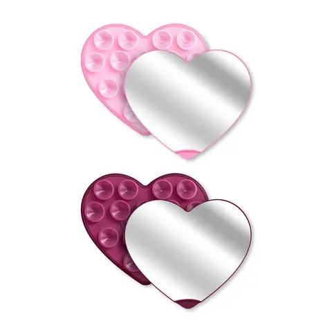 Velvet Caviar Heart MagSafe MirrorGrip - Magnetic Phone Grip & Mirror for Content Creation, Made for Glossy Surfaces
