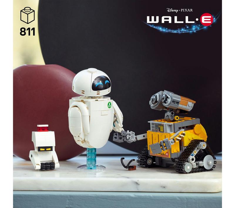 LEGO Disney and Pixar WALL-E and EVE Animated Movie Building S