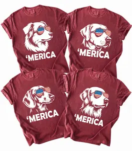 Comfort Colors 50+ Dog Funny 4th of July Shirt, Merica Golden Retriever Shirt, 4th of July Australian Shepherd Dog Shirt, Labrador Retriever Mom Gift, Patriotic Dog Tee, Dachshund Lover Shirt, 4th of July Gift, 4th of July Dog Shirt - LORA ATCHER