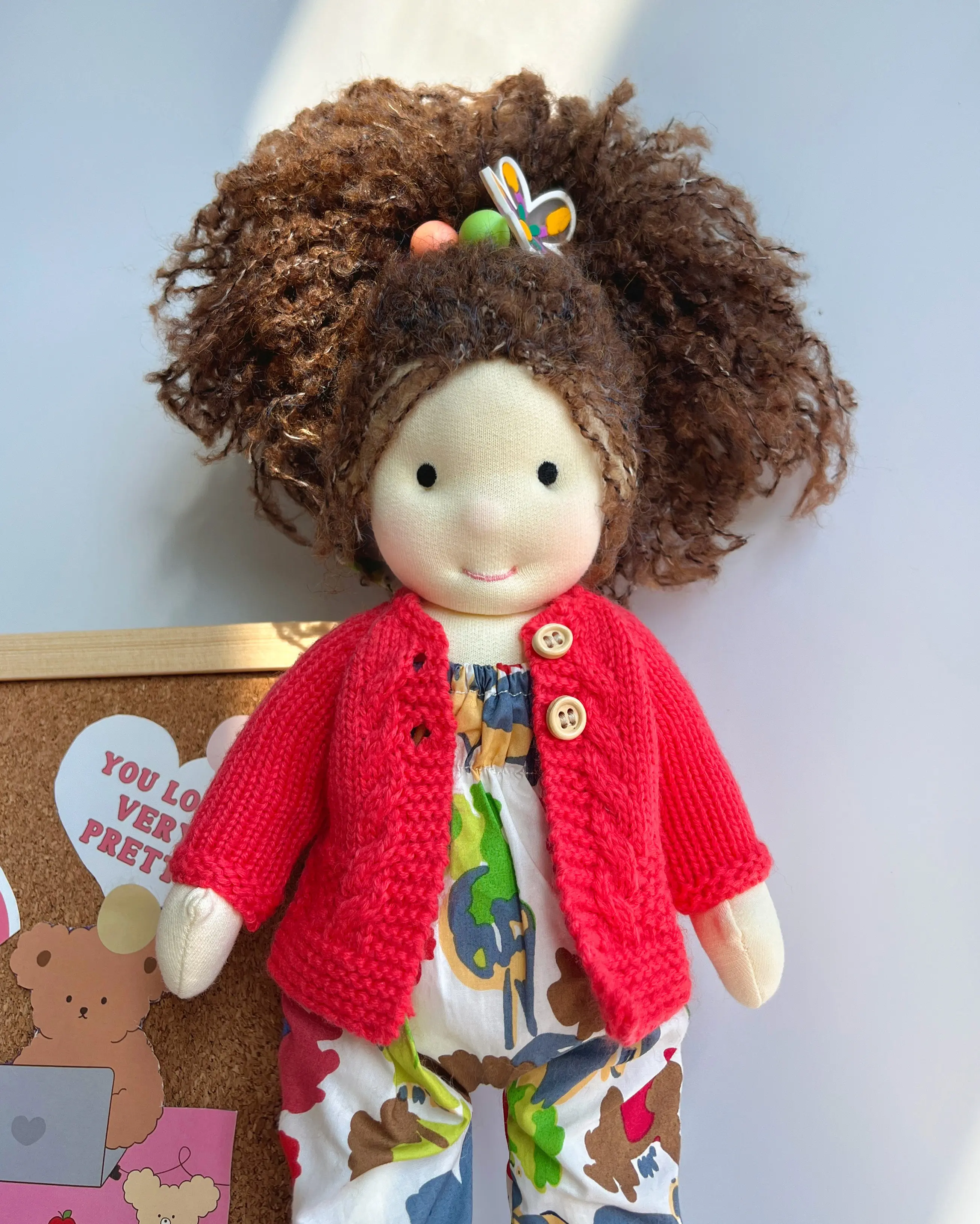 Waldorf Rag Doll Agata (12") - Soft Stuffed Plush for Little Ones | Cute Doll for Babies & Toddlers, Gentle Gift for Girls