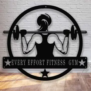 Custom Gym Sign, Gym Home Gym Sign, Gym Teacher Sign, Personalized Gym Sign, Motivating Signs for A Gym Work From Home Fitness Sign, Gym Home Décor Gift