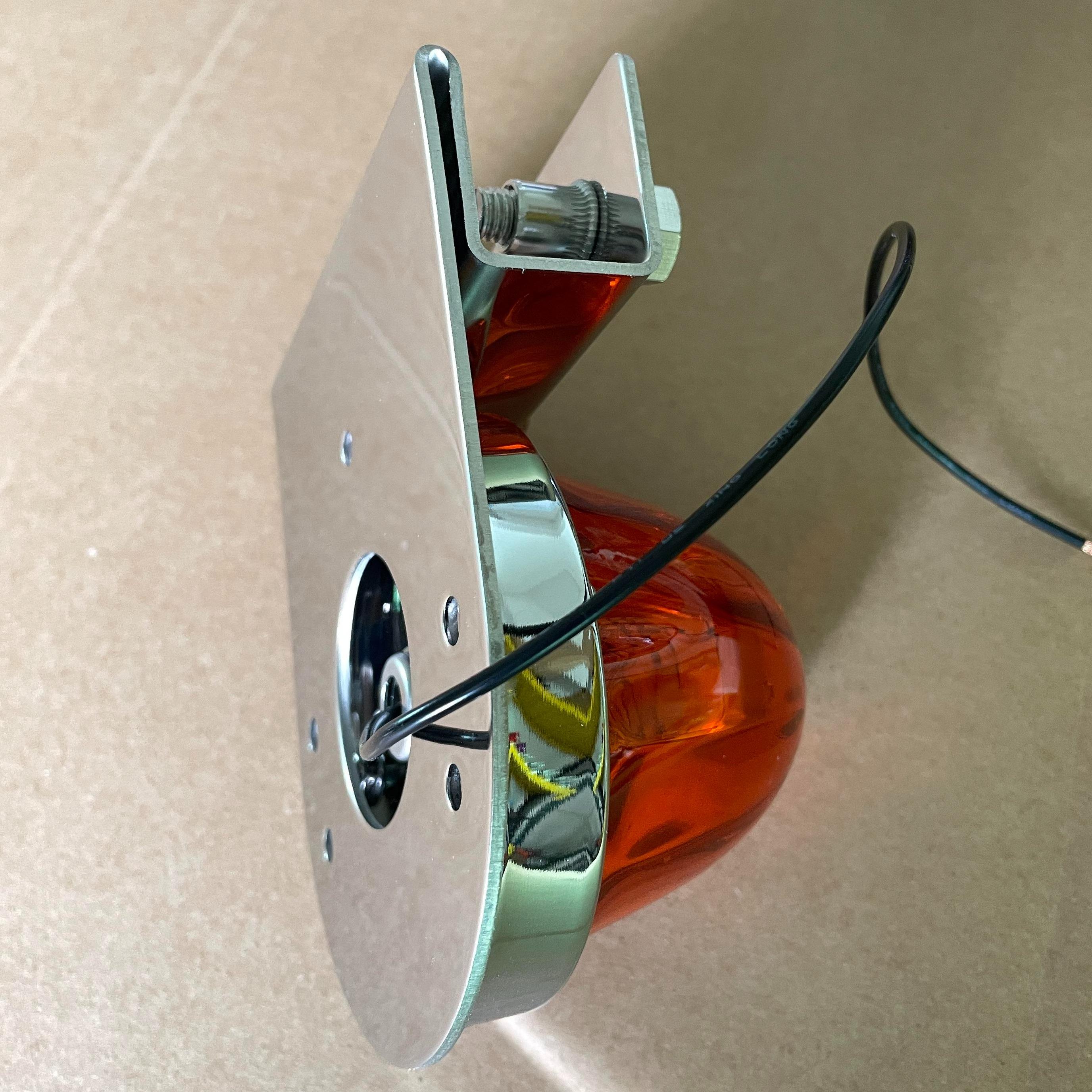 45° Angled Clamp-Mount Underbody Accent Light Brackets — 2-Pack Stainless Steel "Watermelon Light" Mounts, No-Drill Design, Suitable for Trucks & Pickups