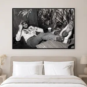 Hank's W. JR Art POSTER Hank'- Poster H_ank Wiliams Jr. Retro Print Habits Old and New Poster