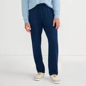 Lands' End Men's Knit Jersey Sleep Pants - Large - Deep Sea Navy