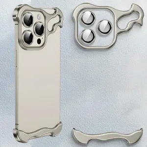 Creative Skeleton Shaped Design Phone Case Cover, Casing, 1 Count Hollow Out Heat Dissipation Protective Case, Phone Accessories for iPhone 15 Pro Max 14 Plus