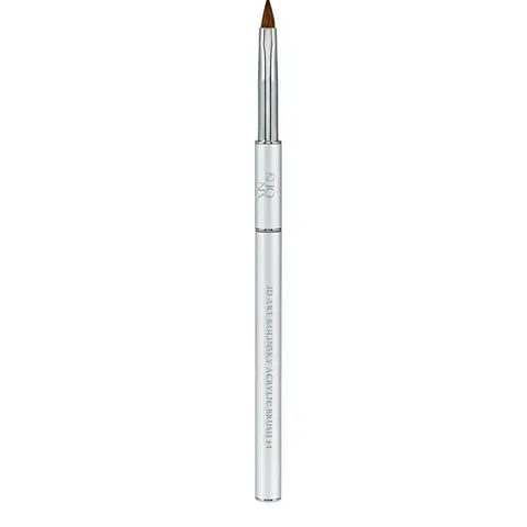 TONES Pro Kolinsky Acrylic 3D Design Brush #4 - Premium Sable Hair, Fine Tip, Ergonomic Handle for Manicure & Cuticle Care.