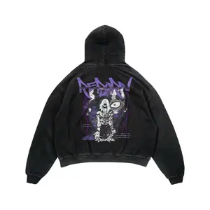 Shigaraki Vintage Hoodie | My Hero Academia Anime Hoodie Graphic Streetwear Oversized Collector, Gift For Fan Anime