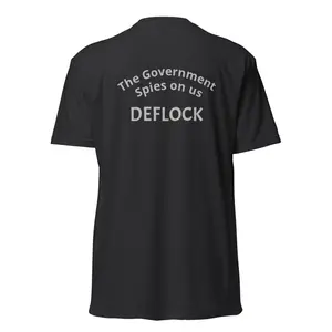 Deflock T-Shirt "The Government spies on us"