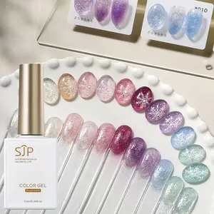 15ML Snow Opal Uv Light Gel Nail Polish, UV LED Lamp Required, DIY Manicure Art Supplies, French Manicure, Perfect for Spring Summer Nails