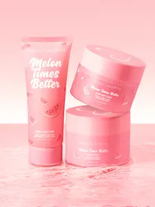 Beauty Creations Sweet Dose Body Bundle, Nourishing 3-Piece Berry-Strawberry Scent Bath & Body Care Set