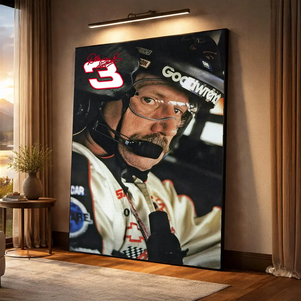 [No Frame] Dale Earnhardt 03 Wall Poster, Nascar Legend Wall Art, Lovers Racing, Home Decor Made In USA