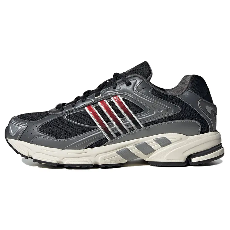Adidas Originals Response Grey Black Scarlet Versatile Comfort Low Top Running Shoes Unisex IE0574
