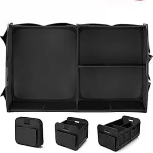 70/5000 Car trunk storage rack, car storage, reinforcement handle, foldable multi-level car storage rack, foldable, 600D Oxford polyester, suitable for any car, SUV, mini van, black, red, yellow, green