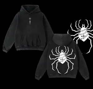 Retro Heavy Limited Phantom Troupe Spiders Hunter x Hunter Anime Hoodie Double Printed Vintage Unisex Oversize Anime Manga menswear, mens, Graphic, Tops