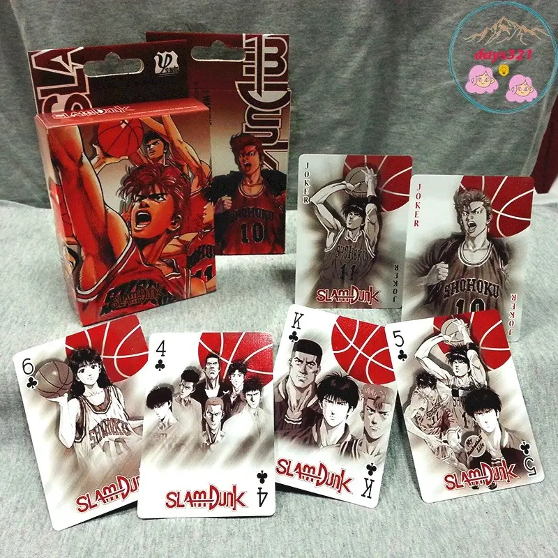 Cute Manga Chibi Poker Cards Set – Durable Waterproof PVC Playing Cards for Family, Parties
