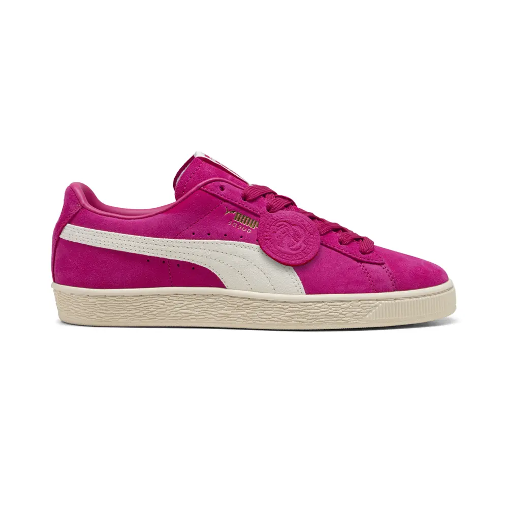PUMA Mens Suede Charles F. Stead Lace Up Sneakers Shoes Casual - Pink
