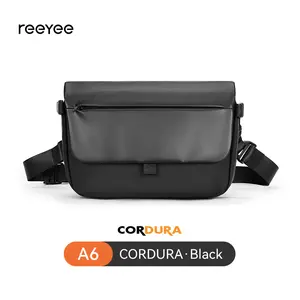 Aurora Series A6 CORDURA Crossbody Bag, Water-Resistant Magnetic Messenger Bag with Quick-Release Strap, Fits 11" Tablet, Durable Sling Bag for Travel, Hiking, Daily Commute