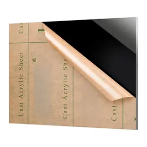 16 x 20 Black  Sheet 1/4 inch Thick 6mm 1 count Black Plexiglass Sheet, DIY Materials for Home Decor, Handcraft, Painting, Photography, Panel, Display Stand (1, 16 x 20 x 1/4)