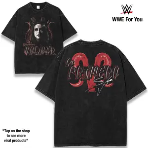 WWE STEPHANIE VAQUER TEE, Wrestling Tee, WWE Tee, Wrestling Gift, Sports Shirt, Workout T-shirt, Gift for Him Gift For Her Hoodie Sweatshirts Classic Cotton Fabric Menswear