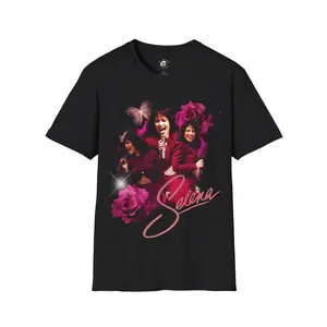 Selena Quintanilla T-shirt Selena Quintanilla Style Tex-Mex Queen, Unisex Cotton Graphic Tee