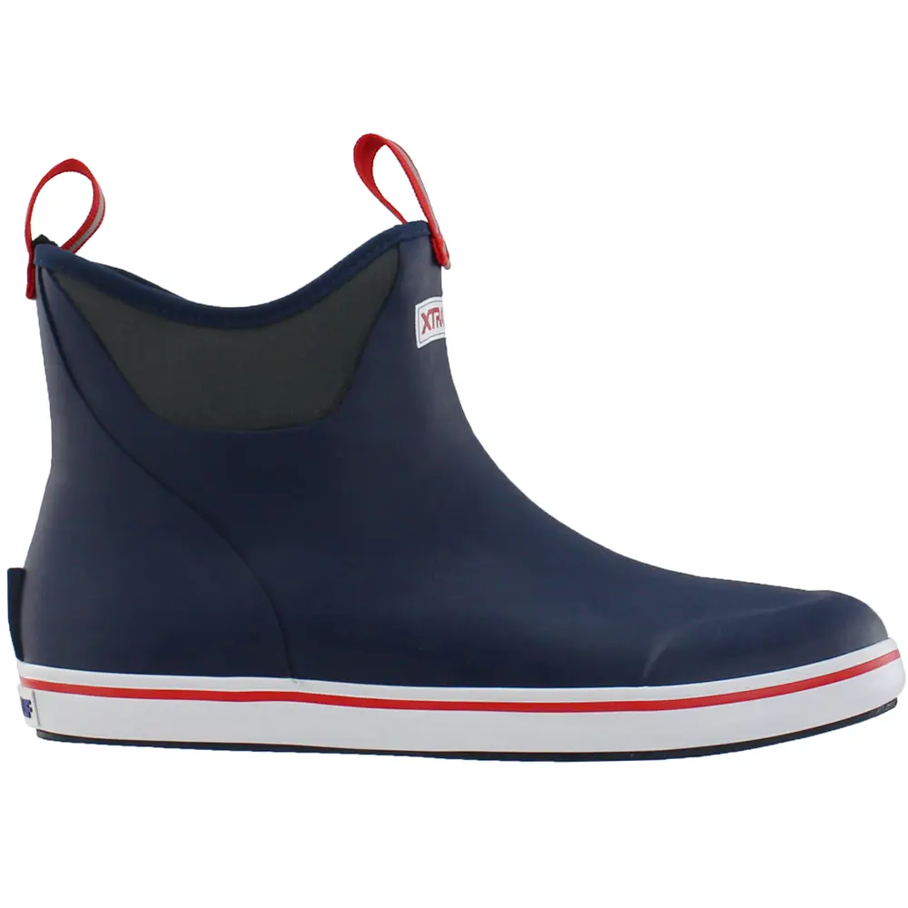 Xtratuf Mens Ankle Deck Round Toe Pull On Casual Boots Ankle - Blue