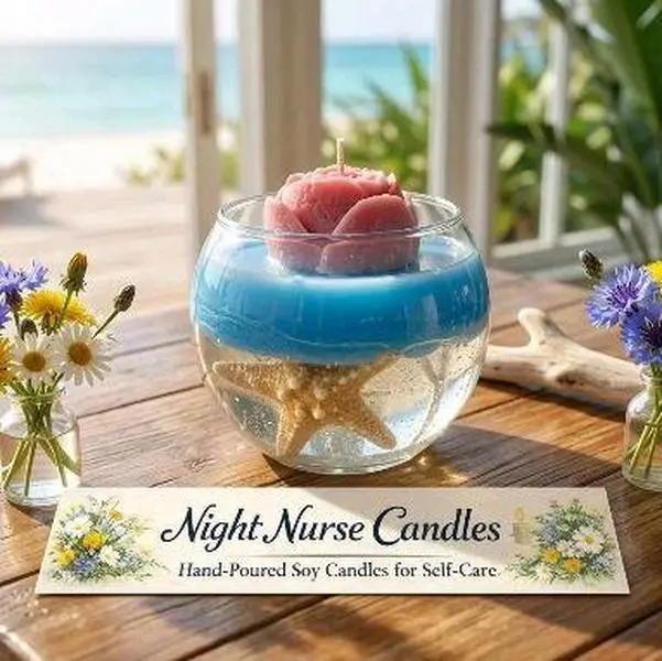 Luxury Seashells & Shore Scented Candle