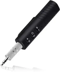 Bluetooth 5.3 AUX Car Adapter Wireless Audio Receiver 3.5mm Handsfree Music Stereo Dongle for Car Speaker Headphones