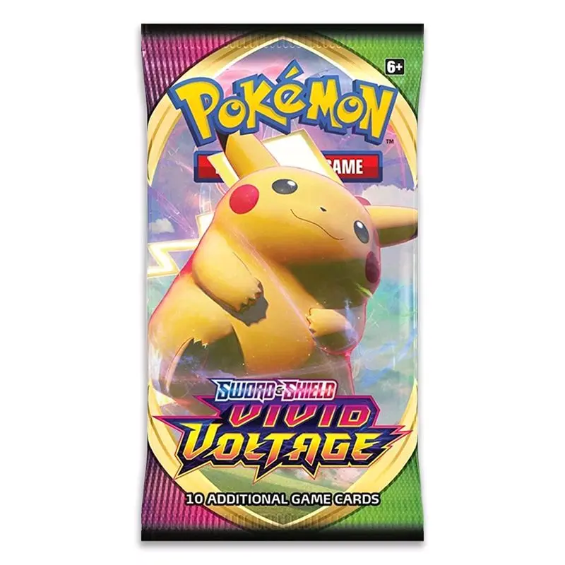 Pokmon Sword & Shield Vivid Voltage 10 Additional Game Cards Pack for Ages  6+ - TikTok Shop