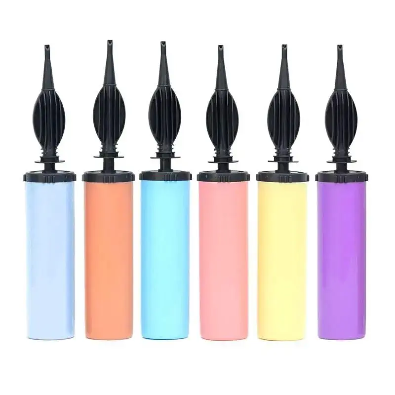 1 Piece Random Color Plastic Balloon Inflator, Modern Manual Balloon Pump For Party Balloon Garland Decoration, Balloon Party Supplies