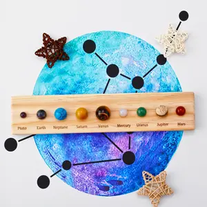 [Magic Crystal]Artificial Crystal Ball Planet Set - Faux Gemstone Collection, Astronomy enthusiast, Home & Office & Car Decoration, Party Supplies, Surprise Product - Festival Gift, Christmas, New Year, Valentine'S Day, Easter