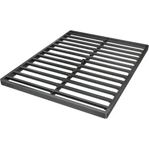 2 Inch Queen Box Spring Low Profile, Heavy Duty Metal Box Spring Bed Base, Bunkie Board Bed Slat Replacement, Mattress Foundation, Easy Assembly, Noise Free