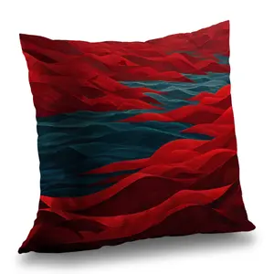 MWW C1PT1616YPL7AV 16x16 in. Red Sea Turquoise Polyester Twill Throw Pillow Insert - Aesthetic Standard Pillows for Home Decor