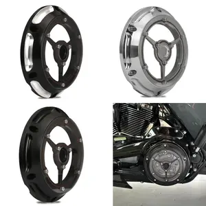 Clarity Transparent Derby Timing Cover for Forty Eight XL1200X Iron 883 XL883N SuperLow XL883L Sportster 1200 Custom XL1200C 10-19 6061 T6 Aluminum Material