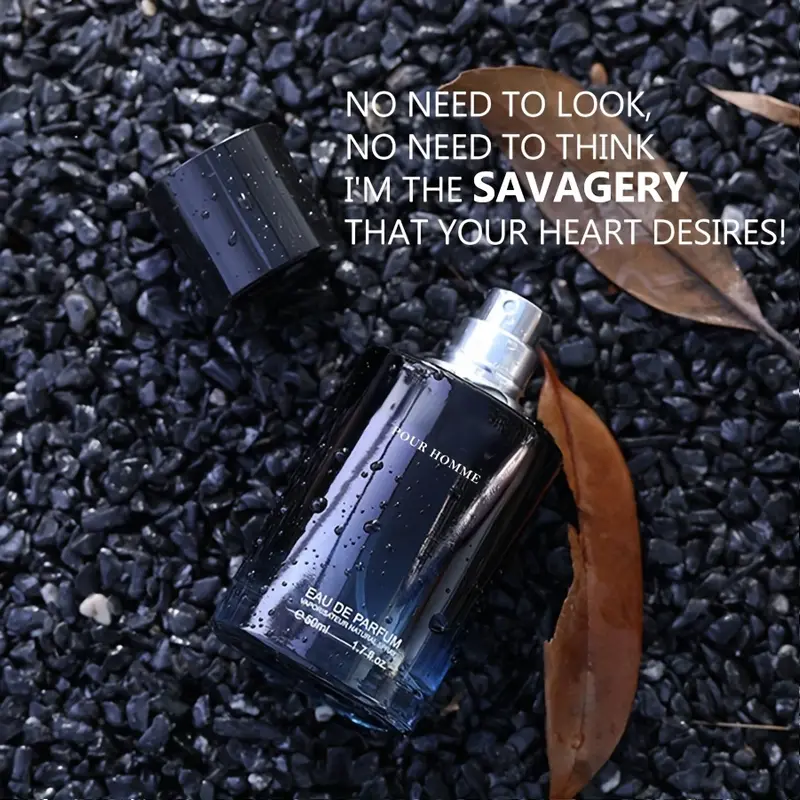 Eau de Parfum for Men - Signature Fougère Scent with Pepper Bergamot Lavender & Vetiver - Versatile Fragrance for Any Occasion - 50ml Travel Spray