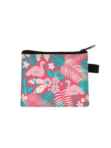 Women's Fashion Wallet with Flamingo Print, Portable Coin Purse for Daily Use, Perfect Gift for Friends, Casual Style, All Seasons