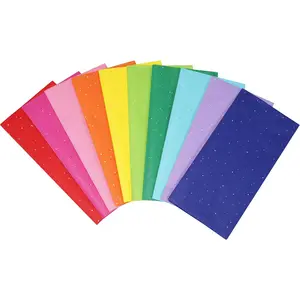 80 Sheets 20"x 20" Large Glittery Tissue Paper,10 Bold Colored Tissue Paper for  Bags,Assorted  Wrapping Tissue for Birthdays and  Occasions Packaging & Crafts