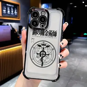 Cool F-Full Metal A-Alchemist Phone Case For iPhone 17/16/15/14/13/12/11/Pro/ProMax/Plus/17Air,Samsung S26/S25/S24/S23/S22/Plus/Ultra/Fe/S25Edge,Shockproof Transparent Soft Back Case, Anti-Shock Protective Cover,Lightweight Protective Case,Anime Fans