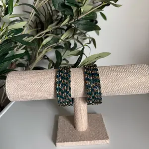 Kashmiri glass bangles size 2.6