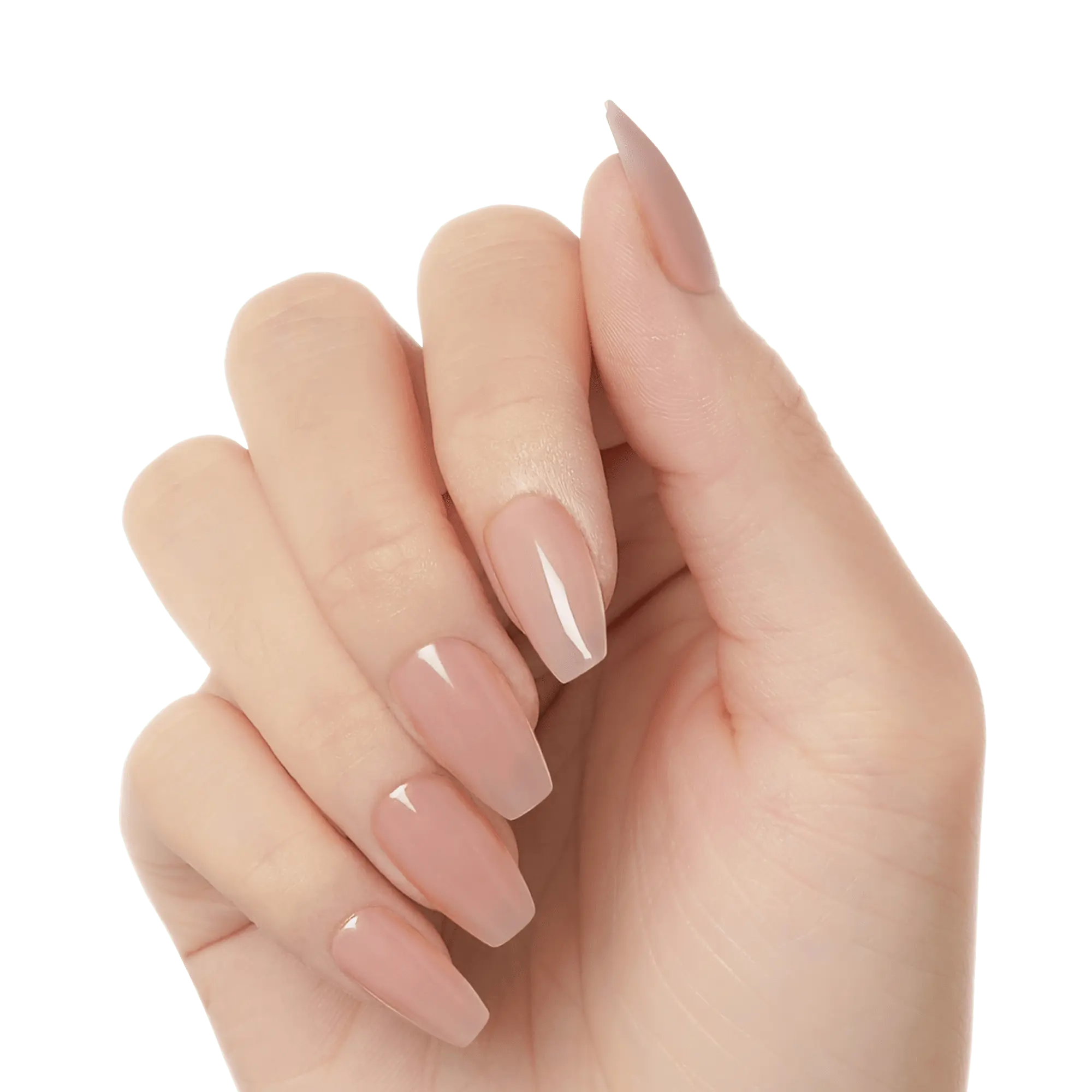 Kiss Salon X-tend Color Press On Soft Gel Nails - Change It | Solid, Pink, Medium, Coffin