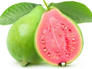 Garden 100Pcs Guava Seeds Red Psidium Guajava Seeds Perennial Sweet Fragrant Tropical Fruit Seeds Non-GMO Backyard Plant Brand: Generic
