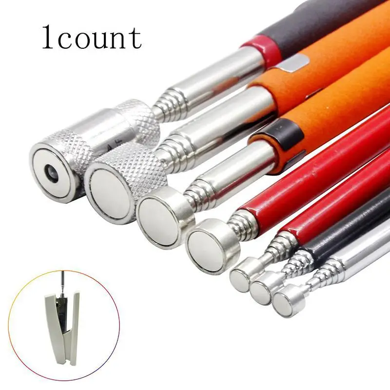 Telescopic Magnetic Pen (1 Count), Adjustable Pickup Bar, Portable Magnet Pick Up Tool, Magnetic Mini Pick Up Pen, Specialty Hand Tools