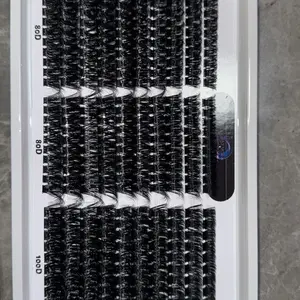 80D-100D Clusters Lashes for Enhanced Volume and Length Eyelash Extensions