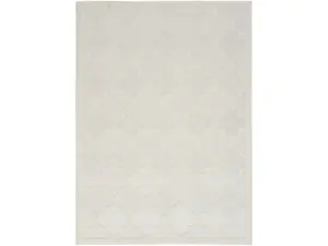 HomeRoots 522150 6 x 9 ft. Cream Geometric Flatweave Rectangle Area Rug