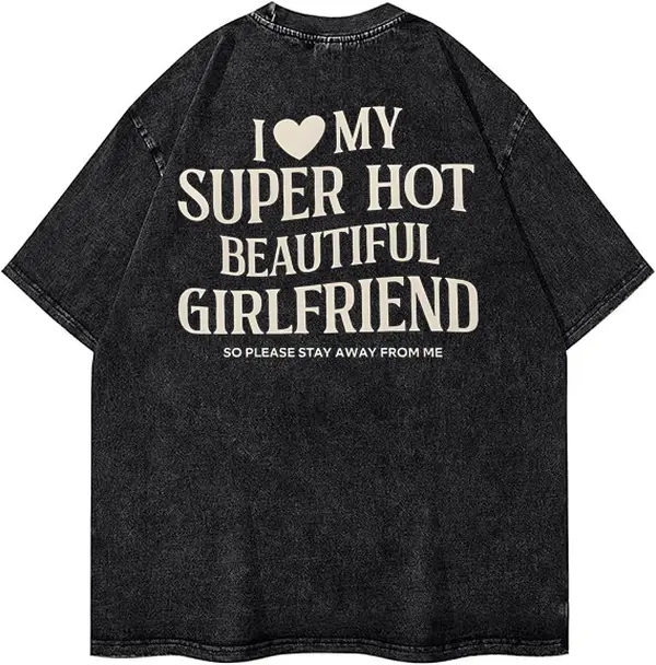I Love My Girlfriend Shirt, Funny Boyfriend Gift, I Heart My Girlfriend Shirts, Valentine Shirt Gift, Hot Girlfriend TShirt