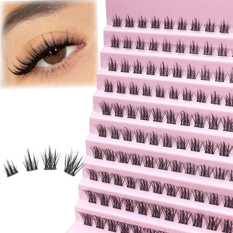 Lash Extensions - 100% Human Hair Lashes, 100% Natural Look, 100% Comfortable, 100% Durable, 100% Easy to Apply, 100% Long-lasting, 100% Safe, 100% Hypoallergenic, 100% Vegan, 100% Cruelty-free, 100% High-quality, 100% Professional-grade,
