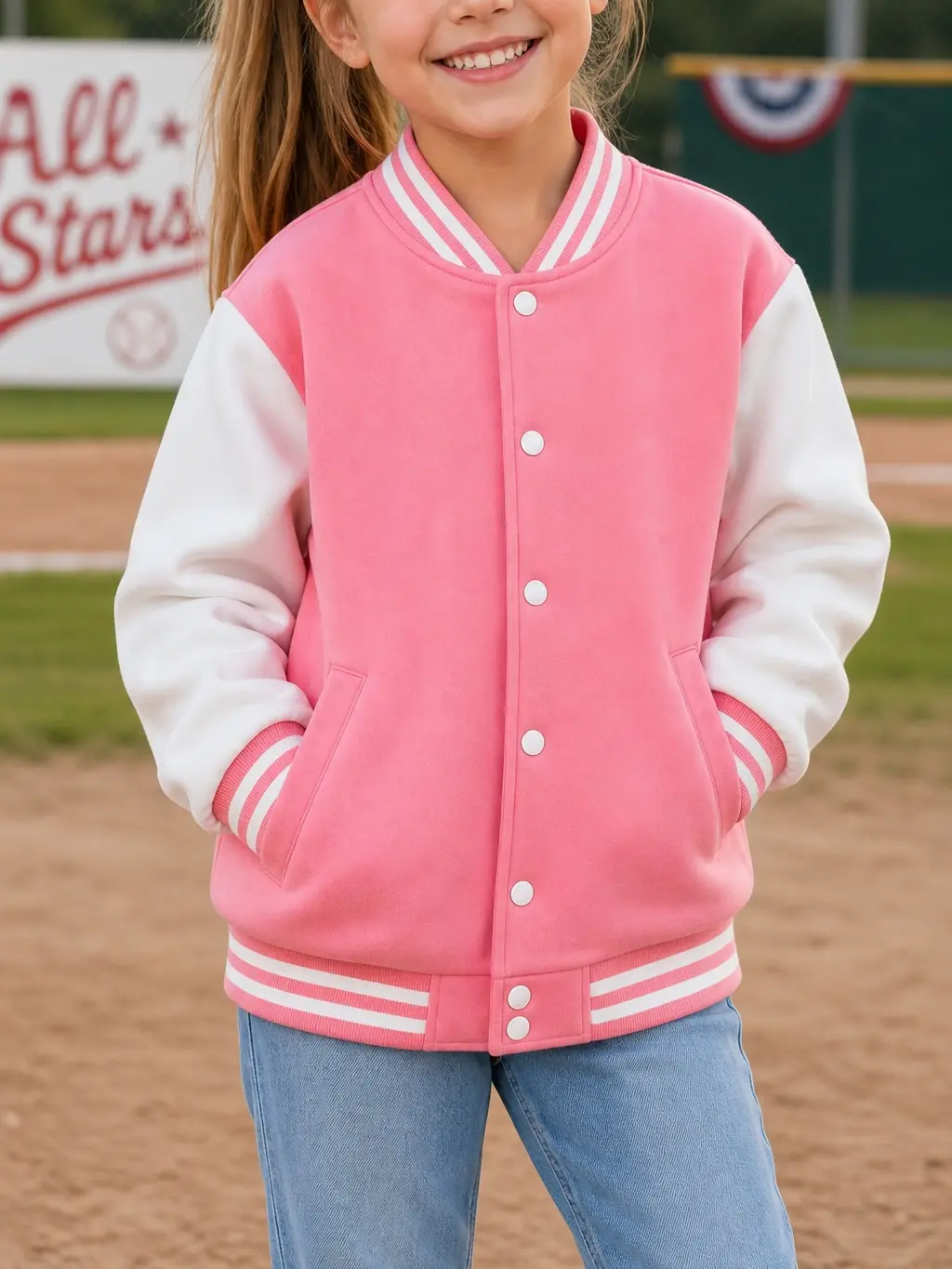 Children's casual jackets for boys and girls. Boys' and girls' thin sport jackets for kids. Classic baseball-style clothing. Suitable for all seasons. Great for kindergarten and versatile outerwear. Chic and versatile outerwear for kids.