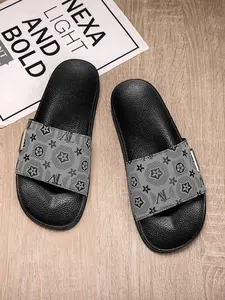 Men's Classic Print Casual Slip-On Shoes, Anti-Slip Daily Wear Sandals, Comfortable Home Slippers, Stylish Footwear for Men