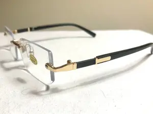 Rimless Eyeglass Frames by Matsuda Eyewear Co. Japan . Handcrafted . Unisex