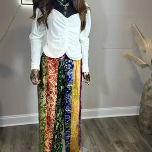 Ayọ̀mídé Adire Wide‑Leg Pants | Hand‑Dyed Nigerian Adire Statement Trousers