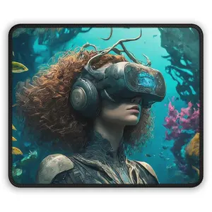 Razer Vespula Gaming Mouse Pad - Hard/Soft Dual-Sided Surface, 9x7 inches, 0.11' thick neoprene, stitched edges